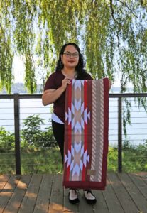 Beautiful Wool Blankets Created by Suquamish Artist Available at Gift Shop