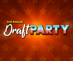 3rd Annual Pro Football Draft Party - April 25th