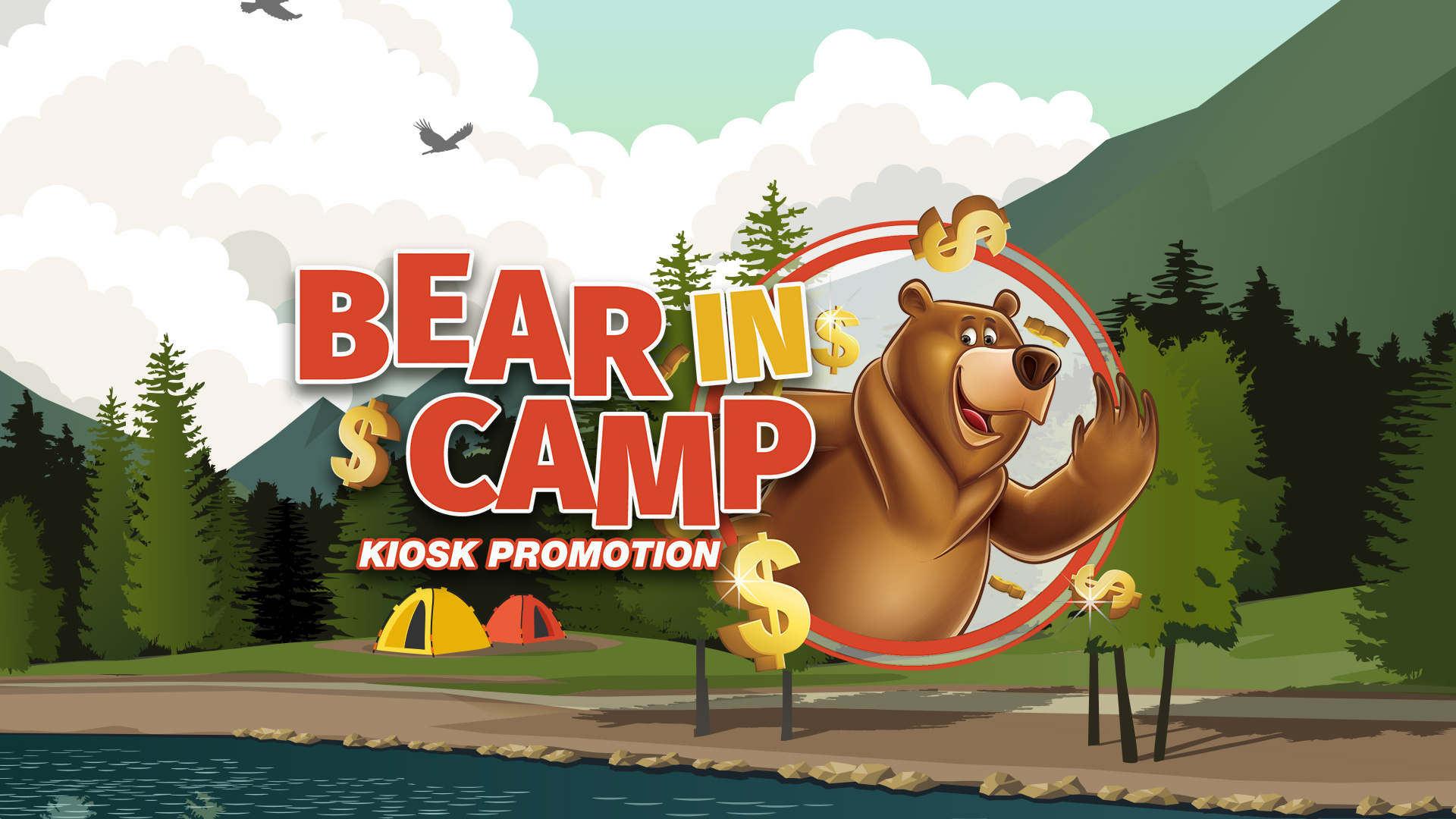 Bear In Camp - Kiosk Promotion